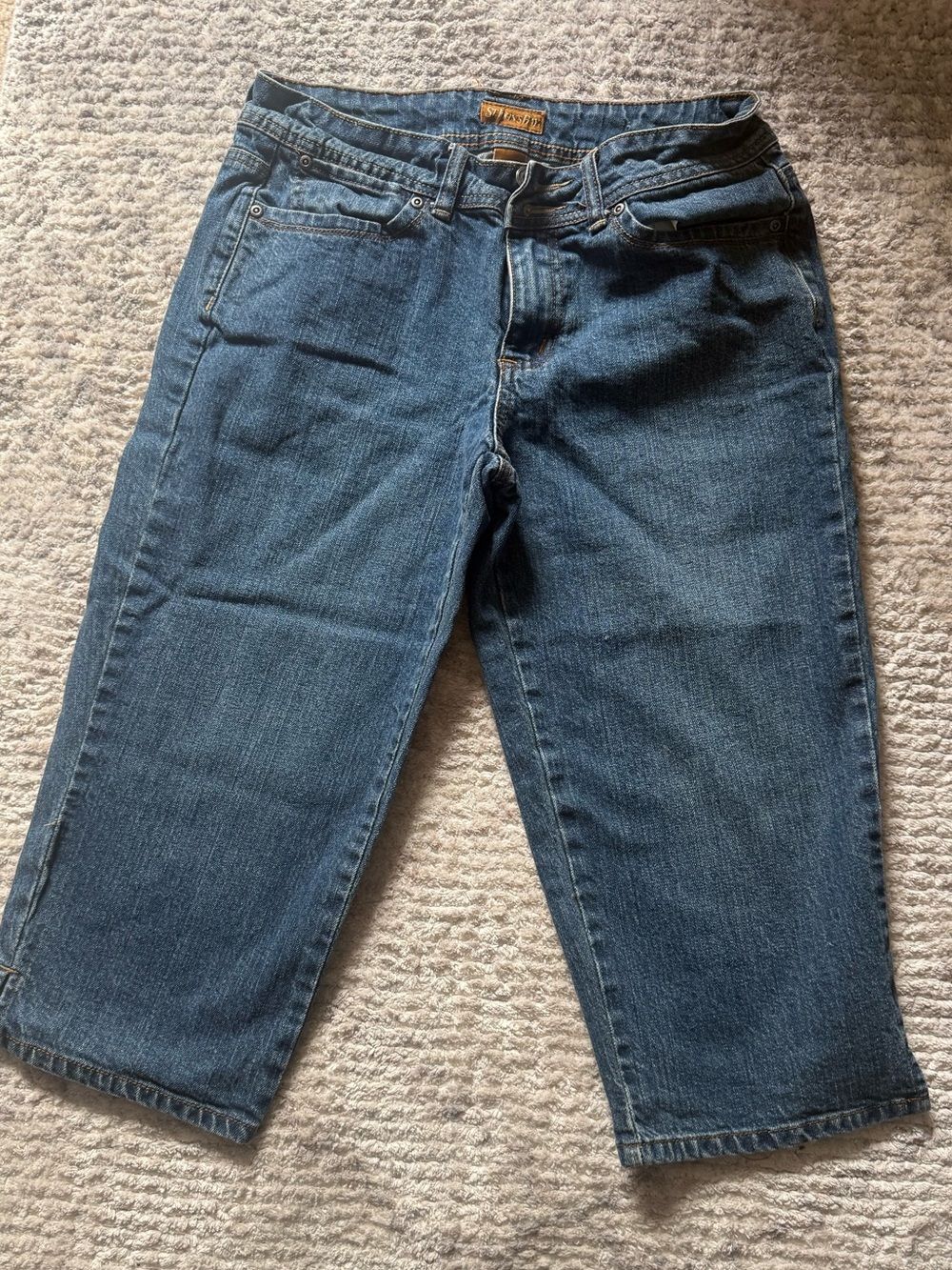 St. John's Bay Women’s Relaxed Denim Capris